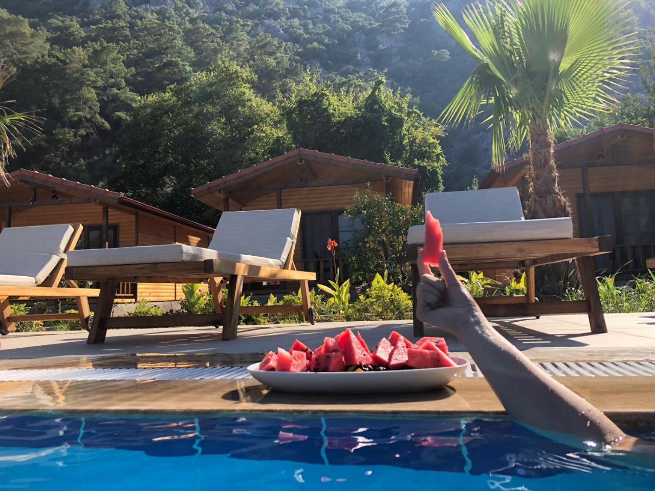 Dolunay Apart Hotel Çıralı Eksteriør bilde